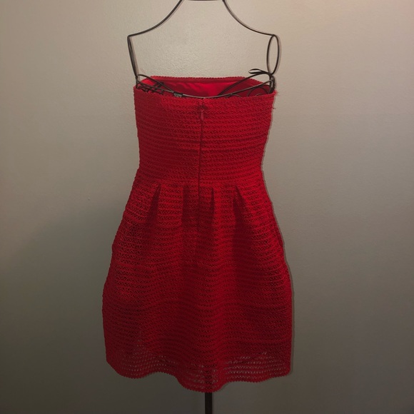 🎁Forever21 red dress size Large🎁 - Picture 3 of 5